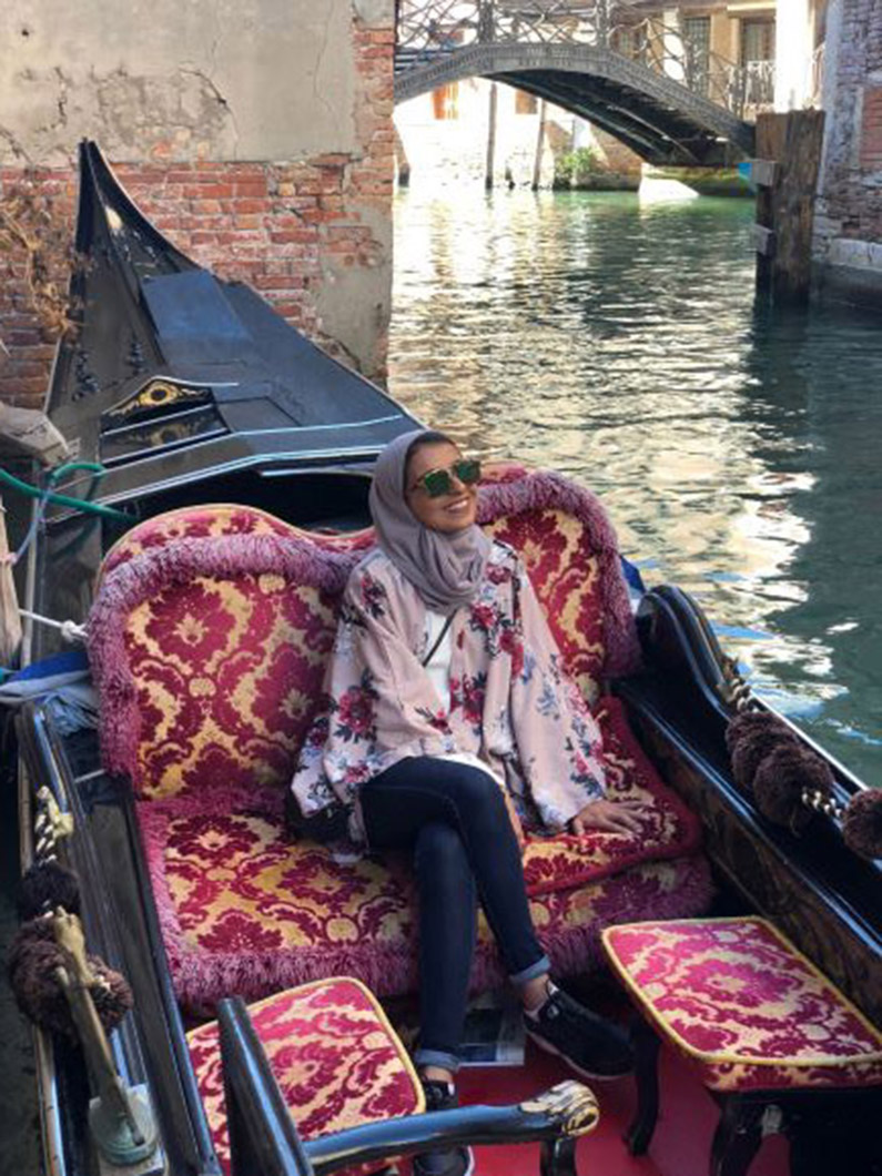 Riding in a Gondola