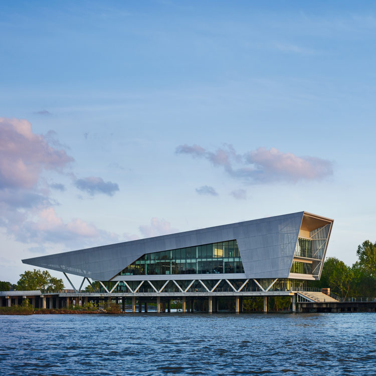 Center for Coastal and Deltaic Solutions view from Mississippi River