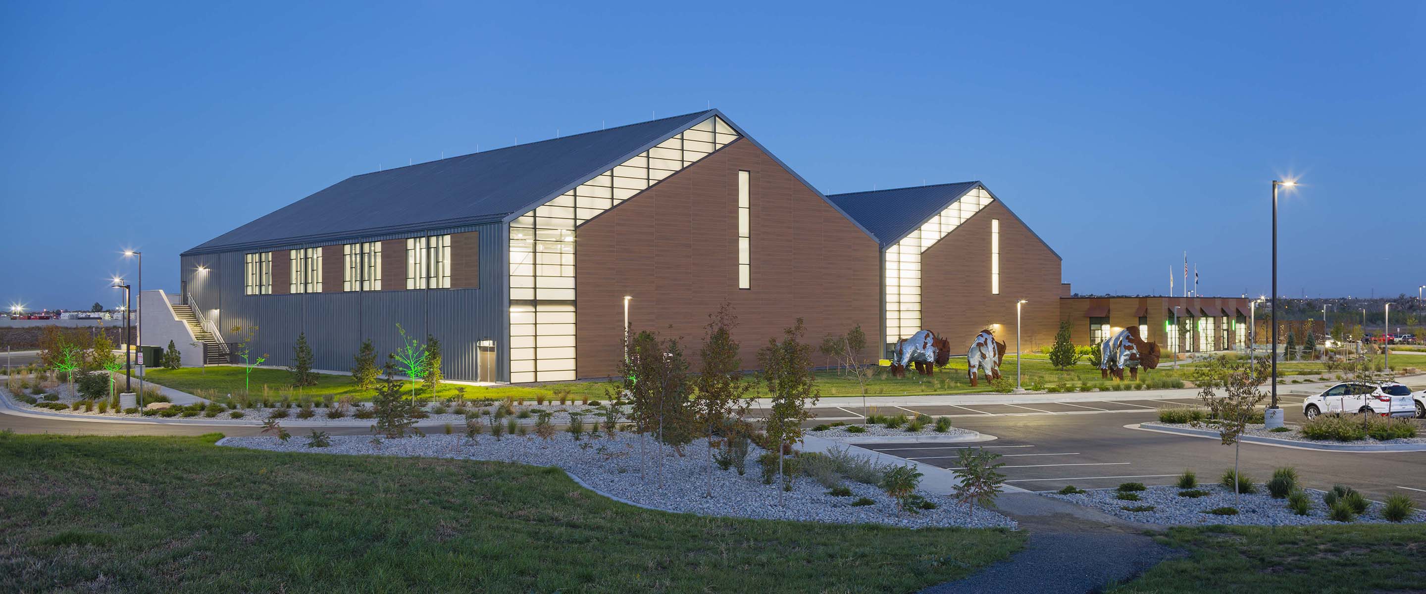exterior of bison ridge