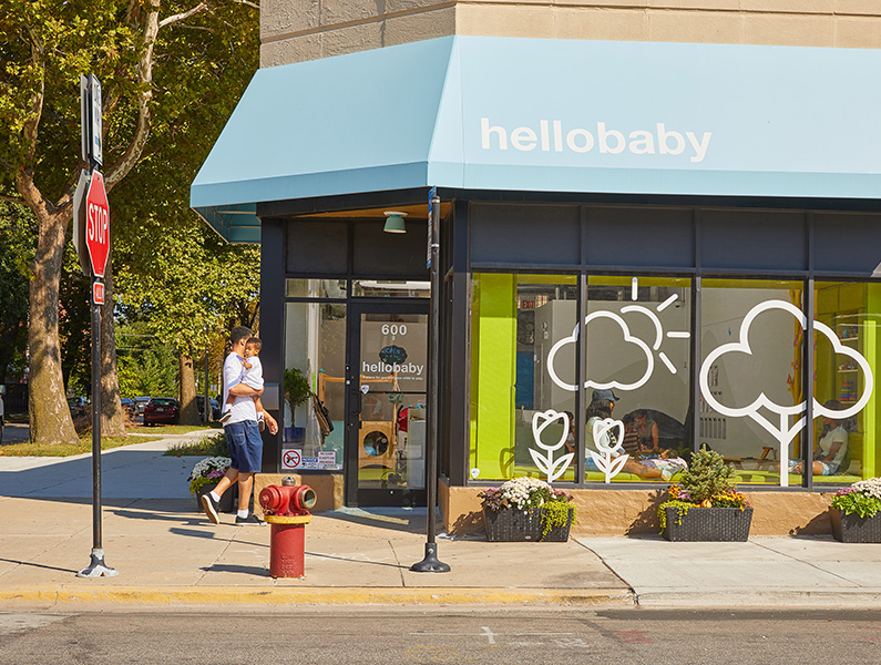 Hello Baby entrance