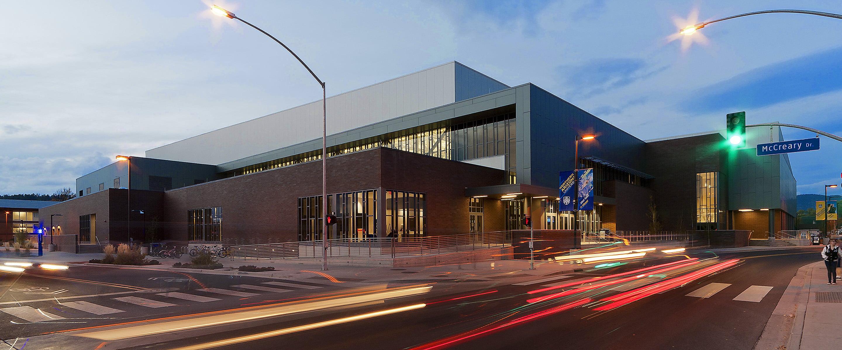 exterior of NAU aquatic and Tennis