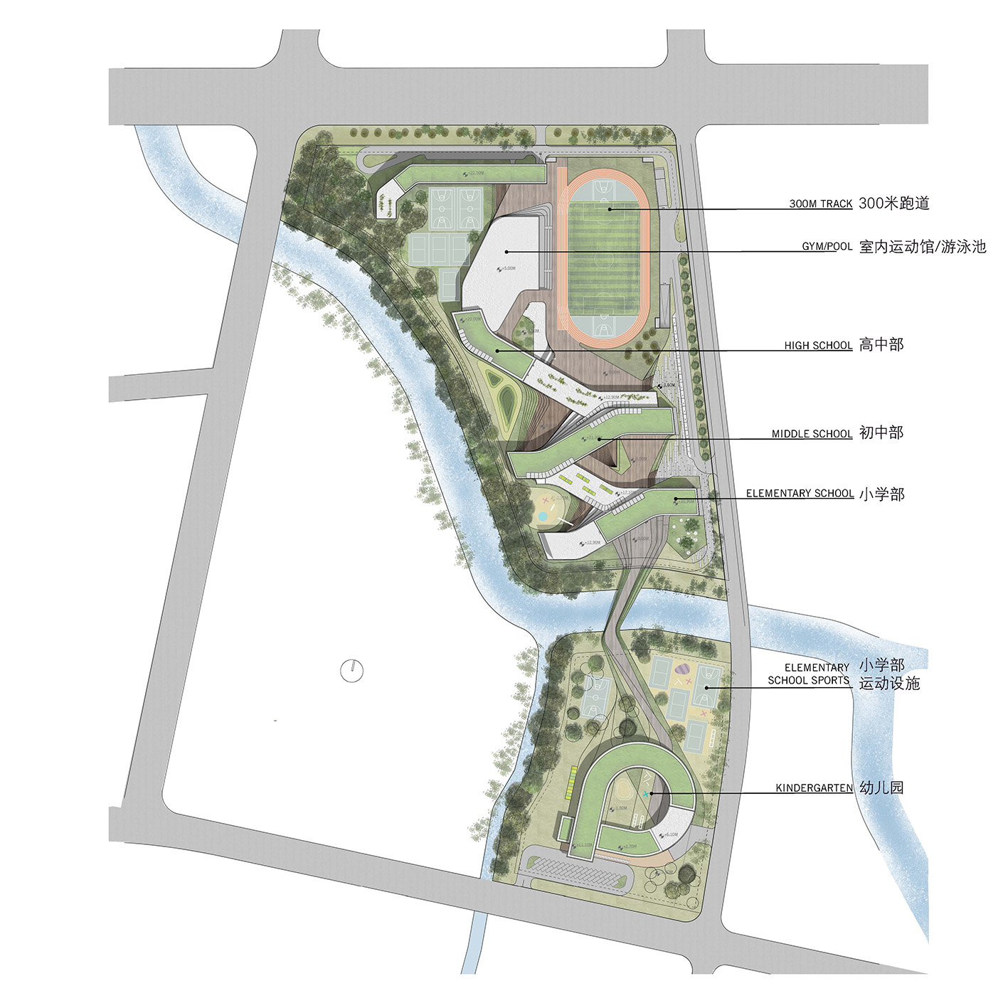 Confidential school - site plan