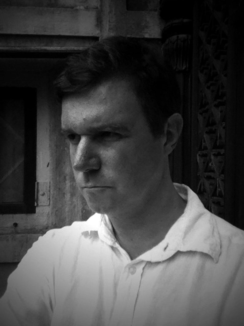 Portrait of Adrian in India.
