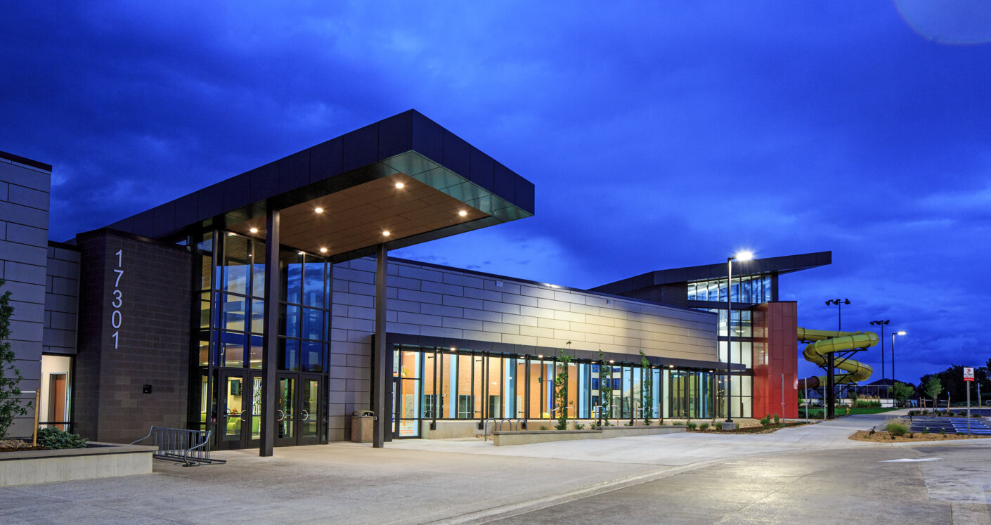parker recreation center expansion exterior