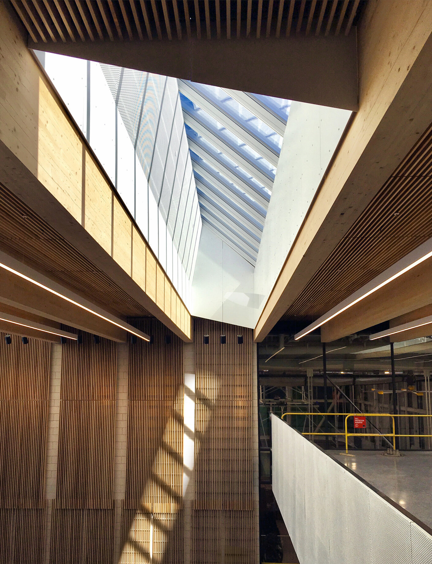 detail of skylights