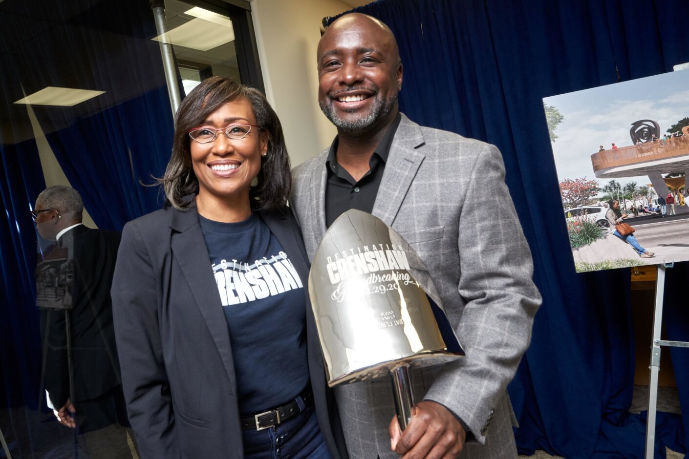 Zena Howard and Councilman Marqueece Harris-Dawson