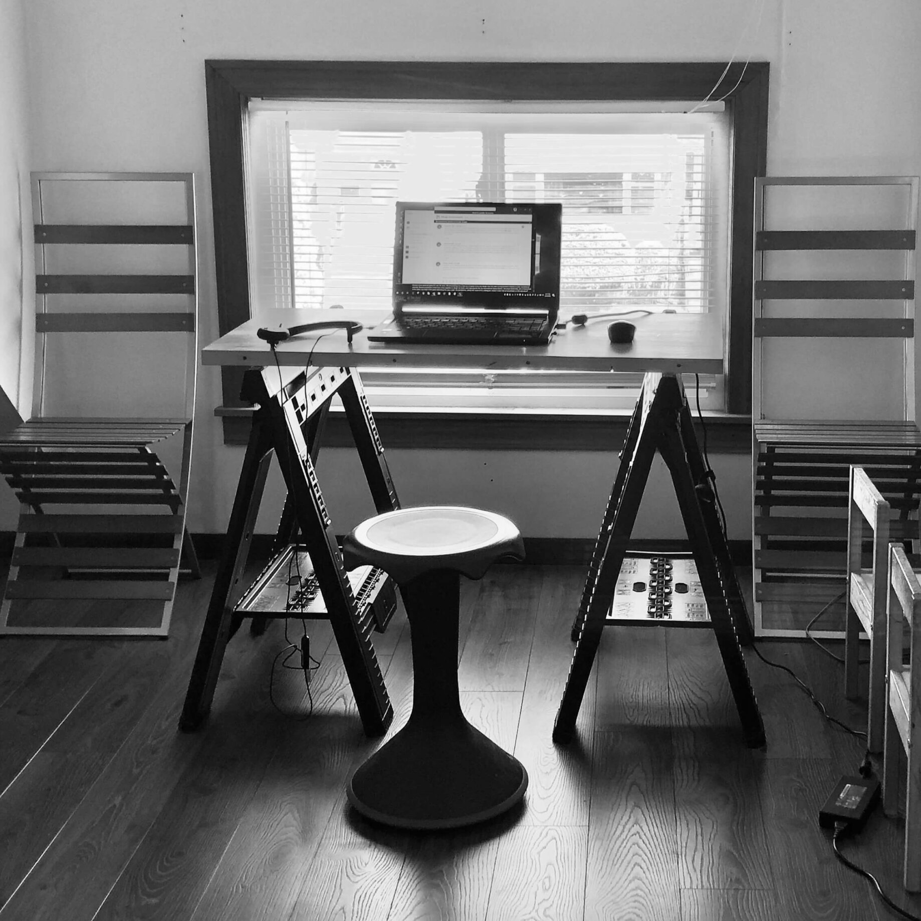 As the pandemic takes hold around the world, we go from 25 to 2,500 studios in just a week. Our team rapidly shifts to virtual work--many navigating caregiving for family members and finding ways to recreate a workspace within their homes.