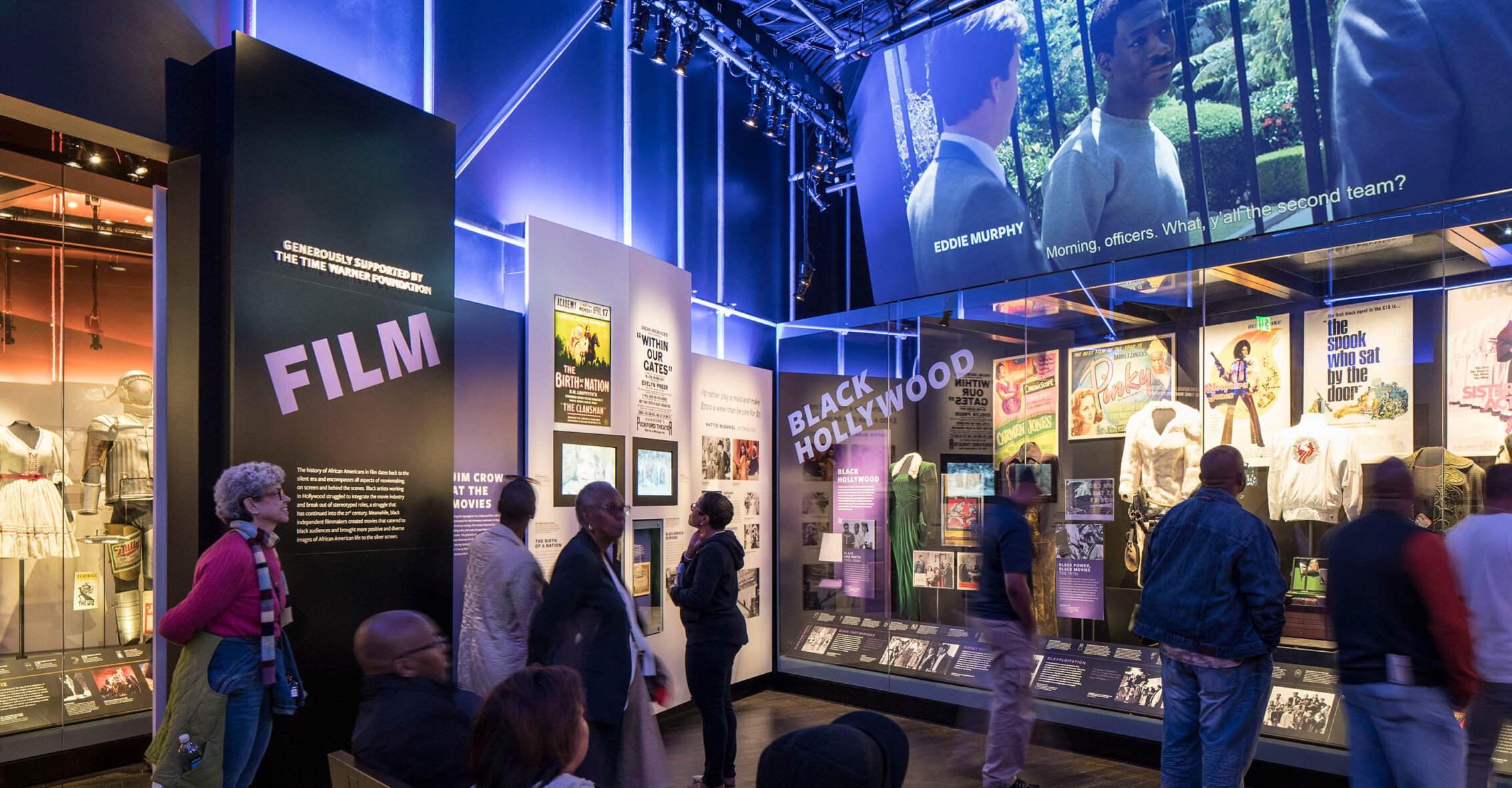 Photo of exhibit space at the Smithsonian National Museum of African American History and Culture
