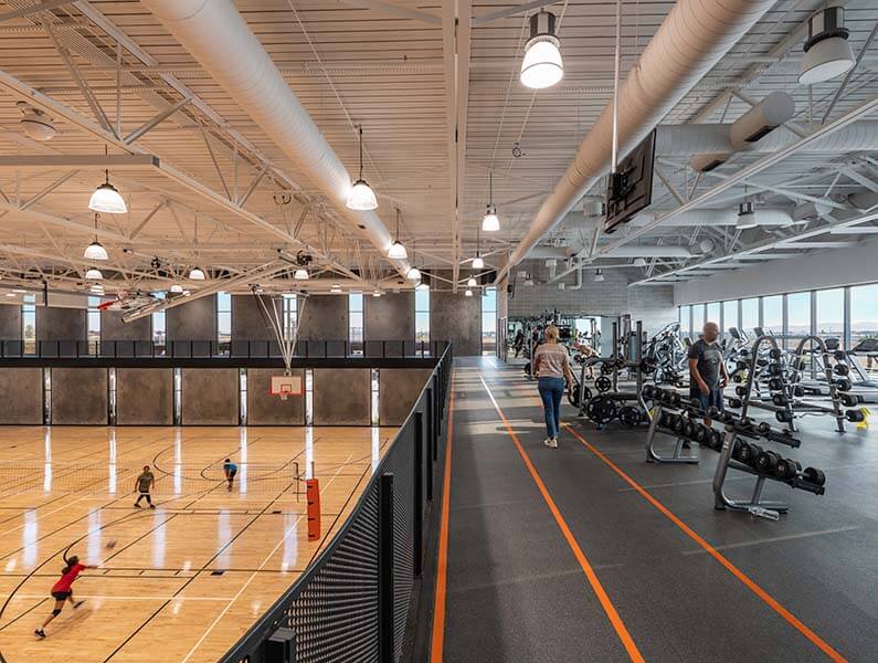 El Paso Eastside Recreation Center - Elevated Track