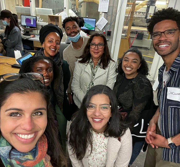 Dr. Eitland at the Black in Design mentorship program at Harvard University Graduate School of Design.
