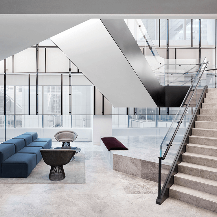 Seating underneath staircase