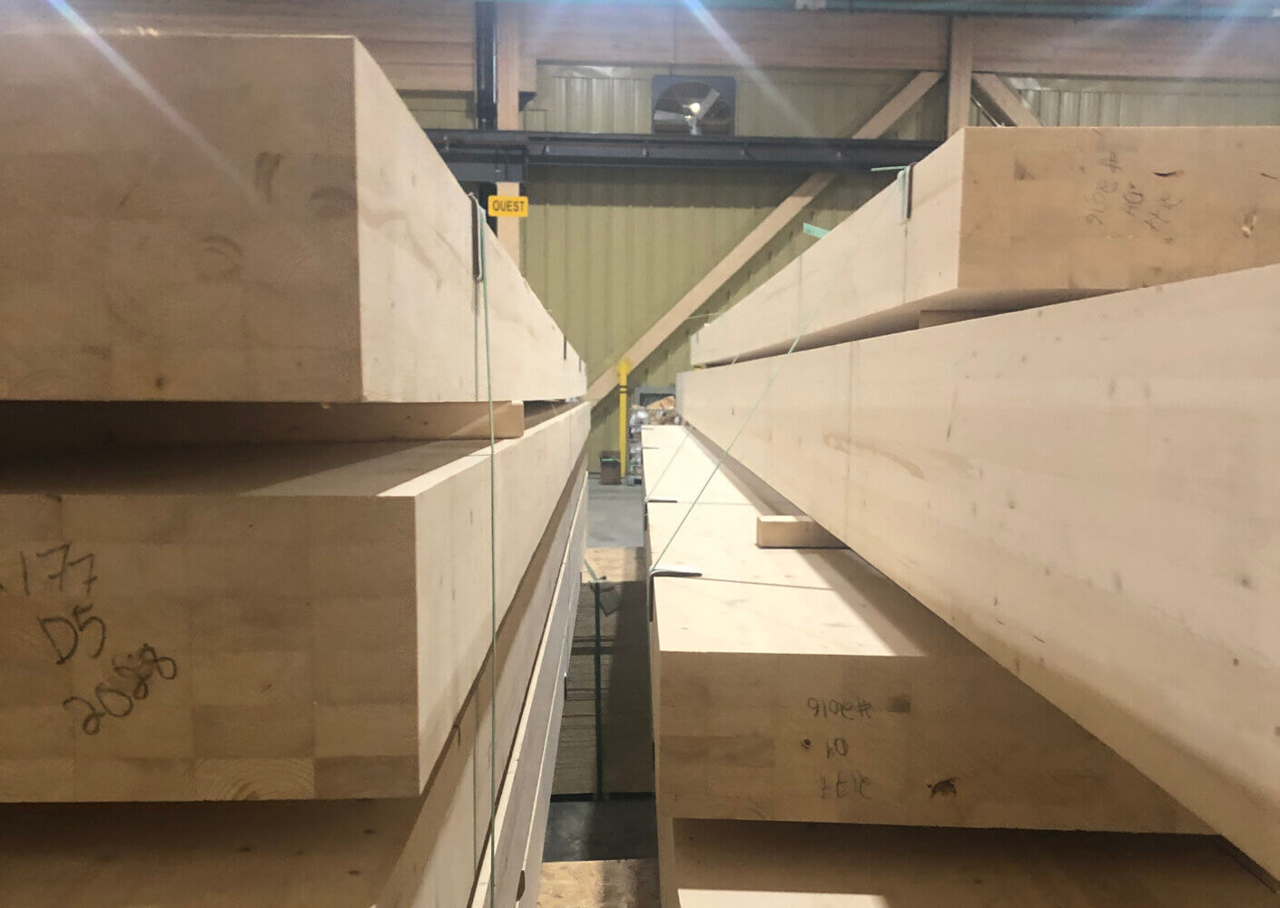 Stacks of CLT at Nordic Structures